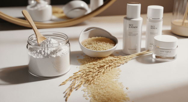 How Rice Starch in Cosmetics Enhances Your Skin Care